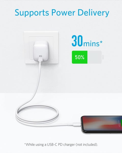 Anker Powerline II USB-C to Lightning Cable 0.9M - MFi Certified Carousel 2