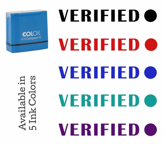 Printtoo Verified Self Inking Rubber Stamp Pre-Inked Office Stamp- Home Office Carousel 7