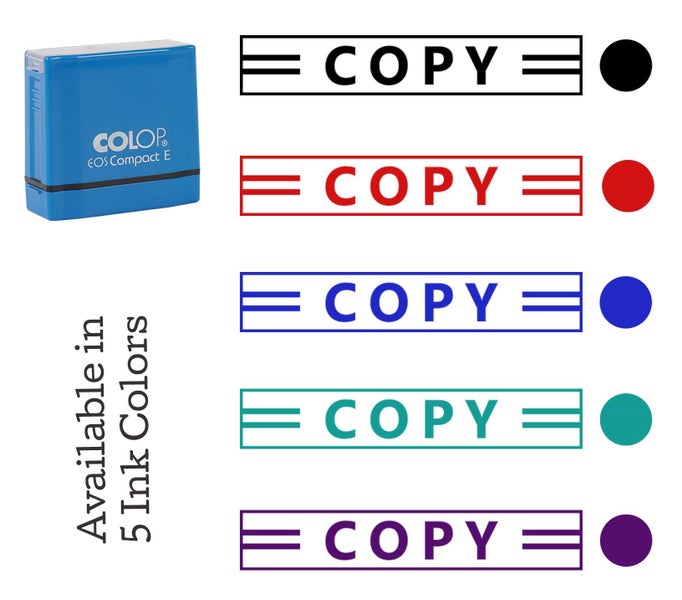 Printtoo Copy Self Inking Rubber Stamp Pre-Inked Office Stamp- Home Office Carousel 7