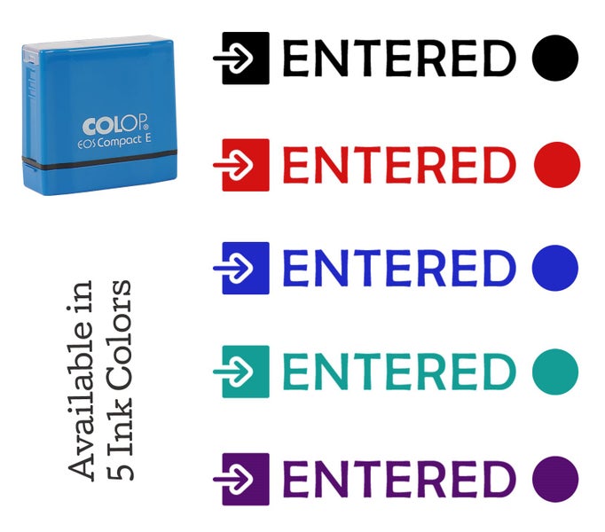 Printtoo Entered Self Inking Rubber Stamp Pre-Inked Office Stamp- Home Office Carousel 7