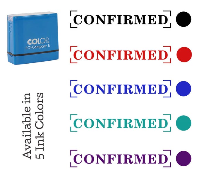 Printtoo Confirmed Self Inking Rubber Stamp Pre-Inked Office Stamp- Home Office Carousel 7