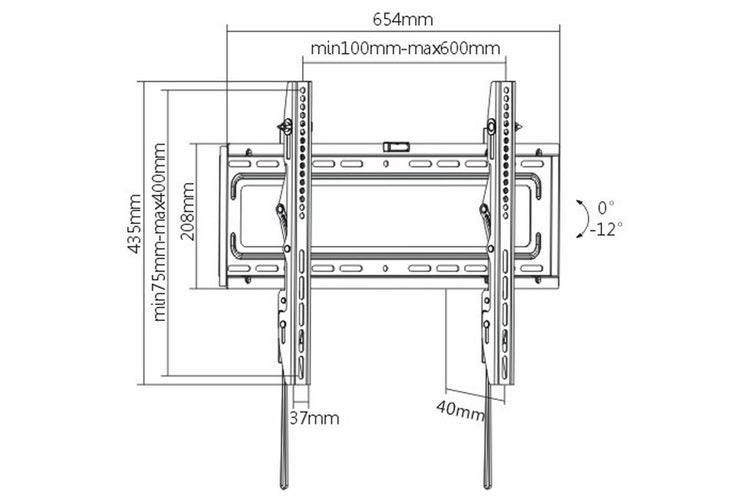Prolink BKT1096 50Kg Tilting TV Wall Mount Carousel 2