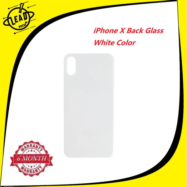 iPhone X Back Glass White Carousel 1