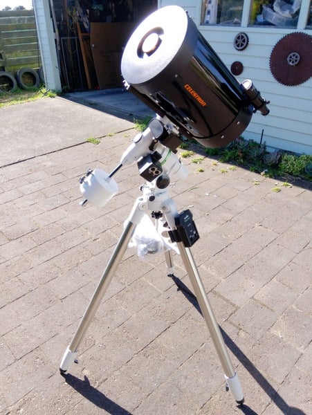 FREE SHIPPING-CELESTRON C8 (shop demo) , on skywatcher goto mount Carousel 2