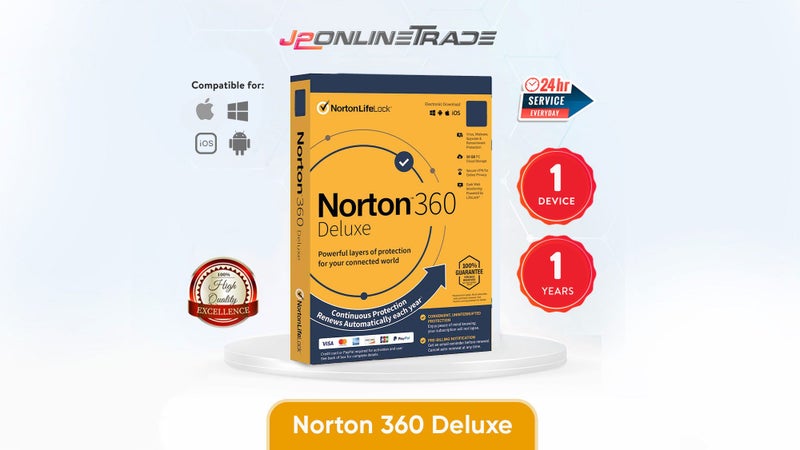 Norton 360 Deluxe 1 Device 1 Year Carousel 1