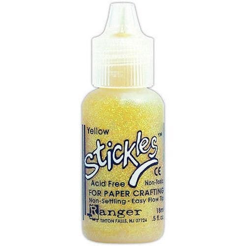 Ranger Ink Stickles Glitter Glue .5oz Yellow Carousel 1