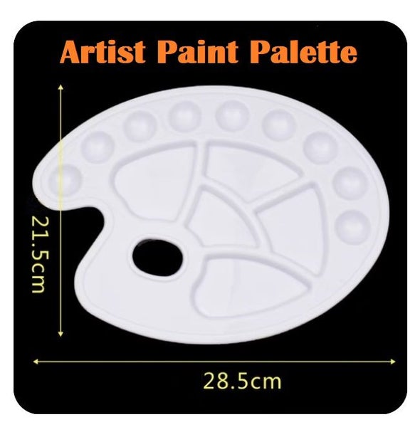 Artist Paint Palette / Plastic Paint Palette Carousel 1