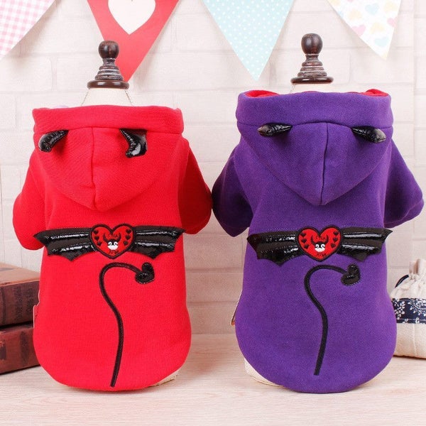 27/30/36cm Red Devil Purple Demon Dog Coats Carousel 1