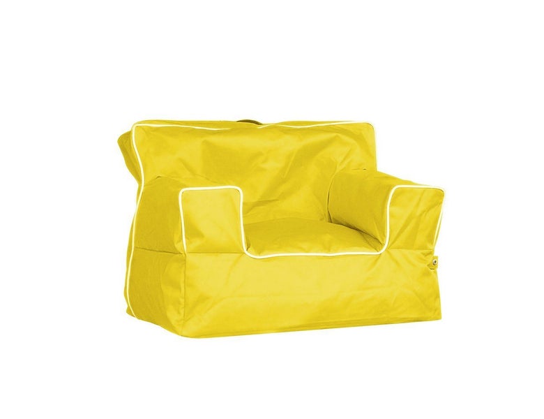 “Final stock clearance " Kids Bean Bag Sofa Cover - Yellow Carousel 1