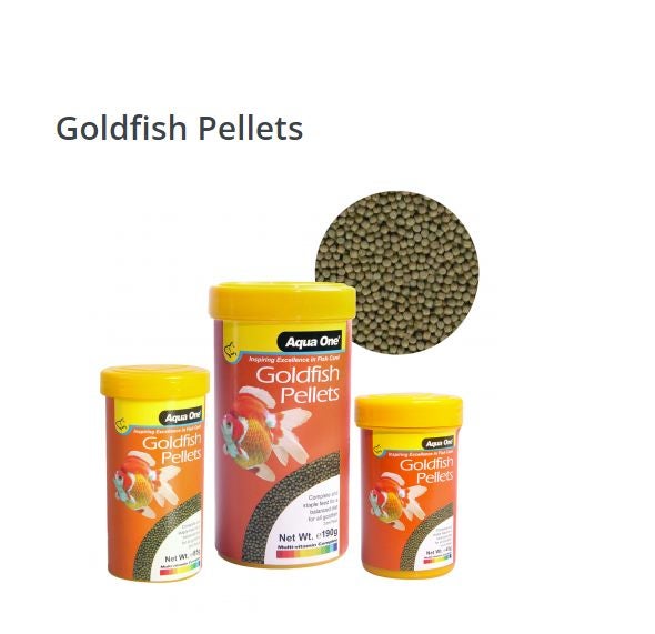 Aqua One Goldfish Pellets 85g Carousel 1