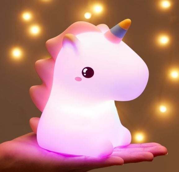 Unicorn Silicone Light - Remote Control, USB Rechargable, Colorful light Carousel 14