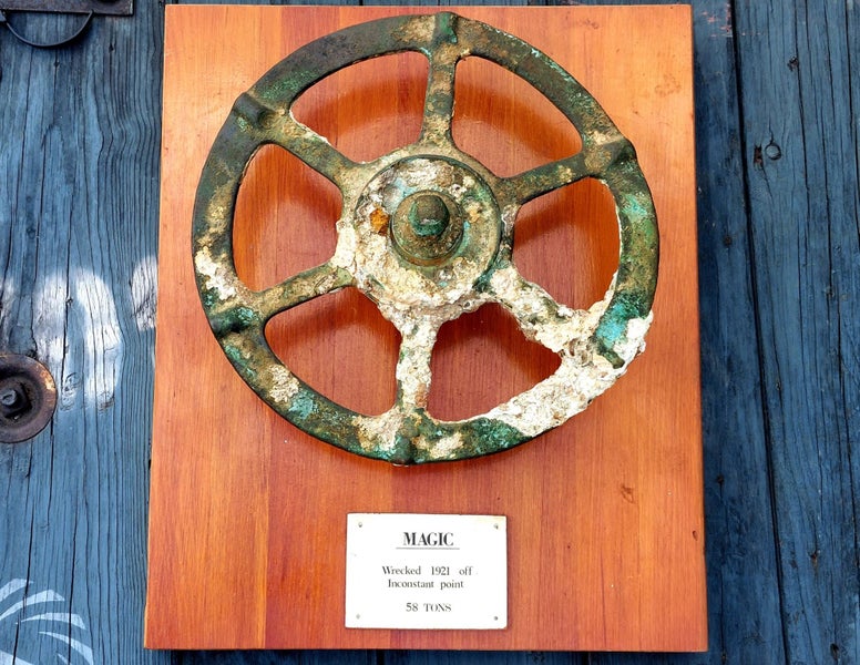 NEW LOW PRICE Salvaged Ship’s wheel from the “MAGIC” Carousel 1