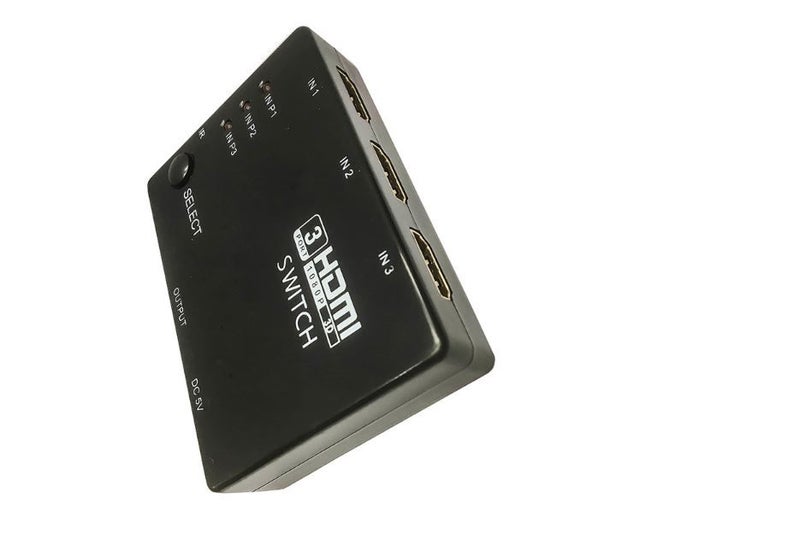 PTN 3 Port HDMI Switch splitter + Remote HDMI Switcher 3 Ports 3 In 1 Out Carousel 2