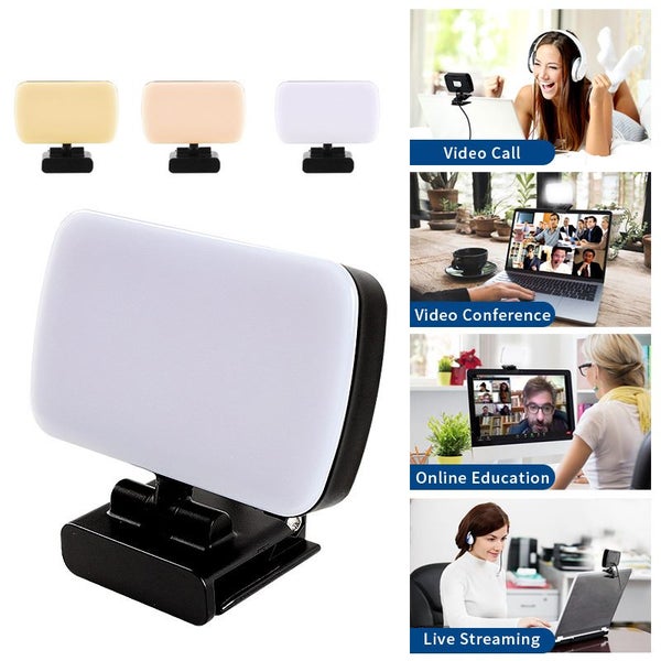 6500K LED Video Light Conference Cube Laptop Computer Webcam Zoom Call Lighting Carousel 1