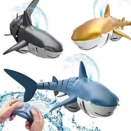 2.4Ghz Funny Remote Control Shark Underwater Simulation Fish Animals Carousel 1