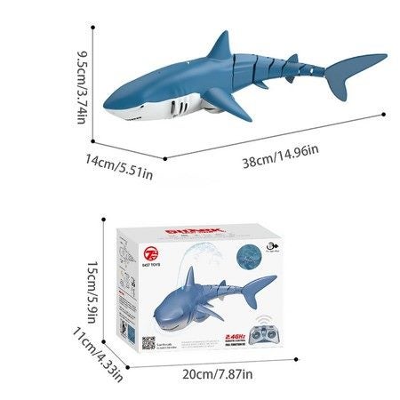 2.4Ghz Funny Remote Control Shark Underwater Simulation Fish Animals Carousel 16
