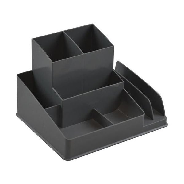 Italplast Desk Organiser Space Grey Carousel 1