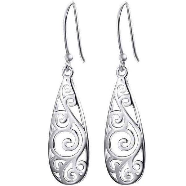 925 Sterling Silver NZ Koru Earrings "Aroha" Carousel 1