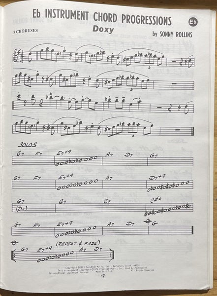 Jamey Aebersold Jazz Volume 8 Sonny Rollins Carousel 3