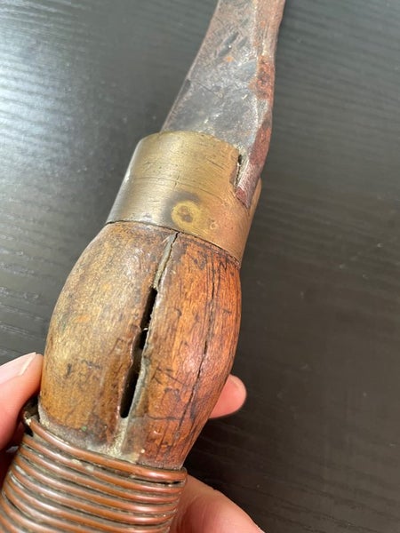 Antique extra large 25" wooden handled screwdriver Carousel 14