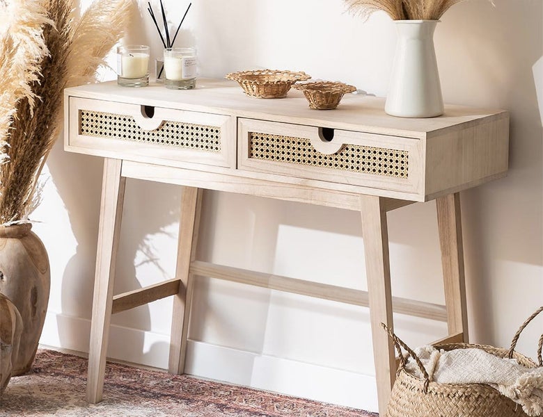 “Final stock clearance " Palma Rattan Console Table Carousel 1