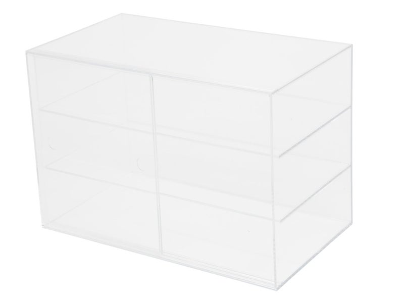 3-Tier Cake & Bakery Display Cabinet - Food Grade Clear Acrylic 58cm Carousel 2