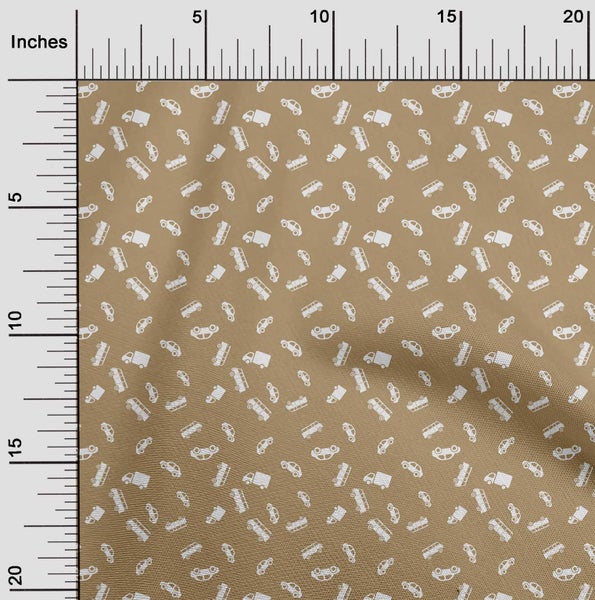 oneOone Velvet Pink Fabric Car Quilting Supplies Print Sewing Fabric By The Carousel 2