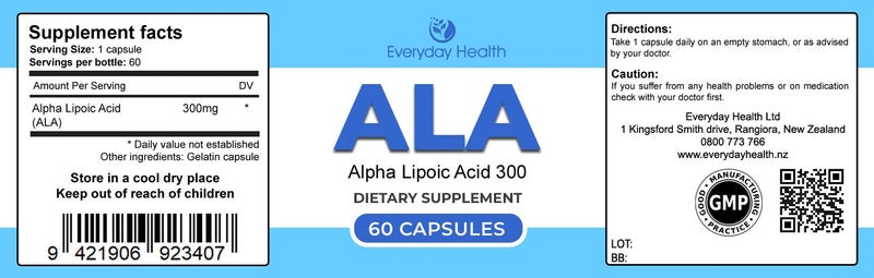ALA - Alpha Lipoic Acid - 2 Month Supply Carousel 2