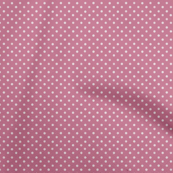 oneOone Velvet Pink Fabric Floral Dress Material Fabric Print Fabric By The Carousel 1