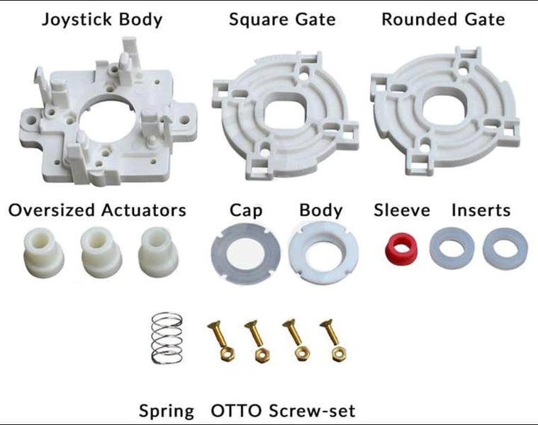 OTTO Joystick DIY Upgrade Kits Korean Style V2 Kit for Sanwa JL, Hayabusa V2 Carousel 1