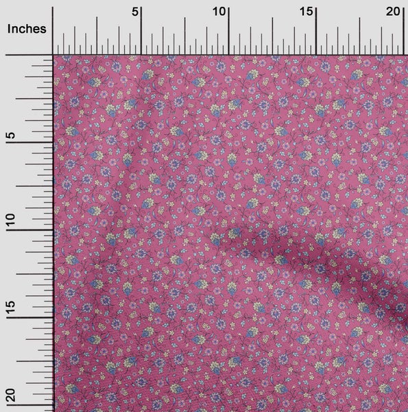 oneOone Velvet Light Pink Fabric Asian Suzani Diy Clothing Quilting Fabric Carousel 2