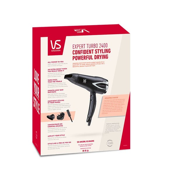 VS Sassoon Expert Turbo Hair Dryer (VSD361A) Carousel 4