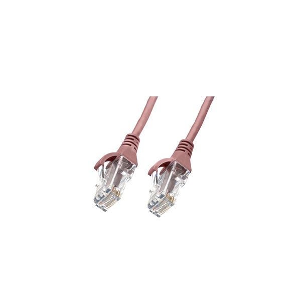 10Pcs Cat 6 Ultra Thin Lszh Ethernet Network Cable Pink Carousel 1