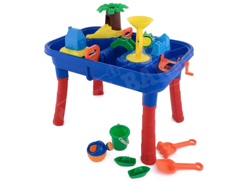 Kids Plastic Multiplay Summertime Sand & Water Play Table 65cm x 42cm Carousel 1