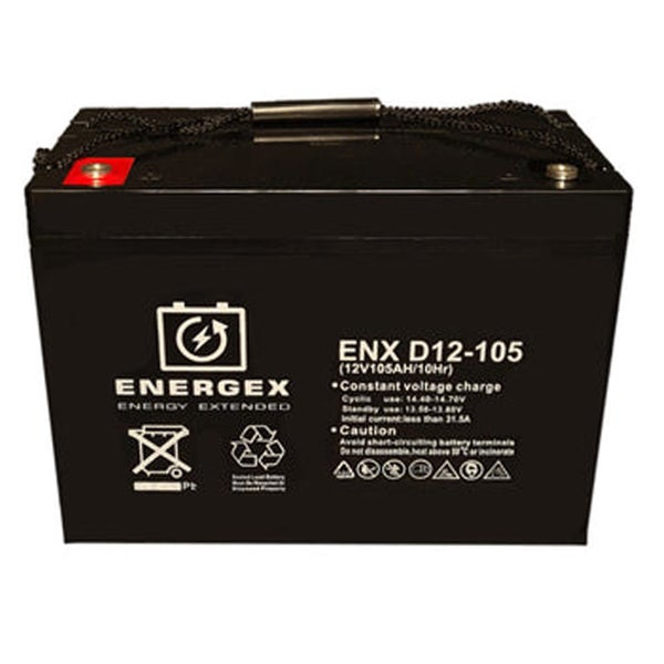 Energex Deep Cycle 12v 105 Amp Hour Battery Carousel 1