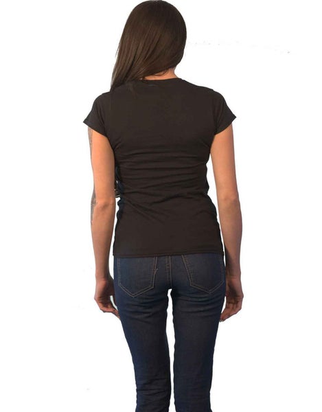 Blondie T Shirt Punk Logo new Official Womens Skinny Fit Black Carousel 2