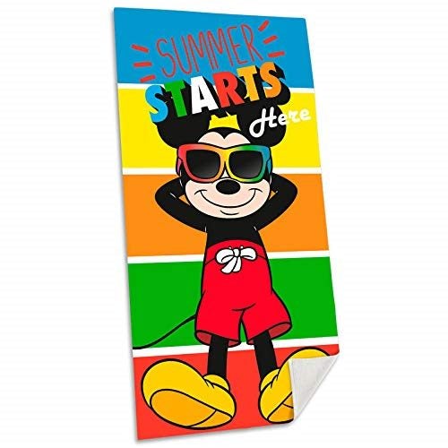 Mickey Mouse Cotton Reference KD Beach Wash Face Towels Home Textiles Unisex Adu Carousel 1