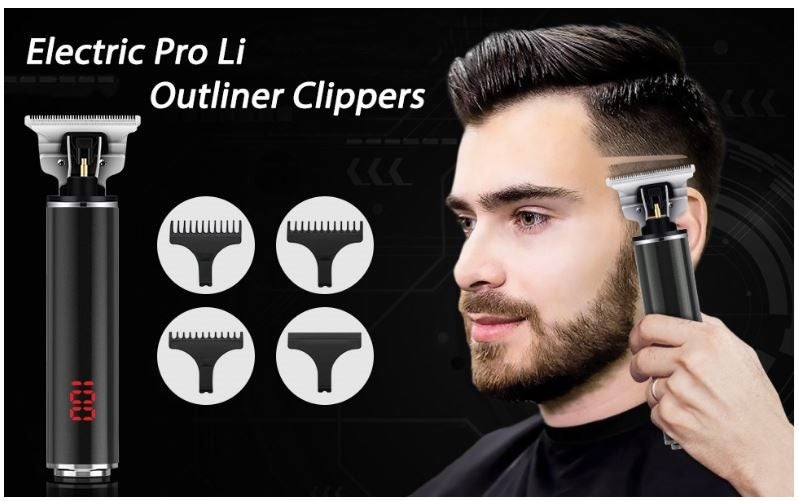 Hair Clippers Electric Hair Clippers Cordless T-Blade Close Cutting Trimmer 0mm Carousel 1