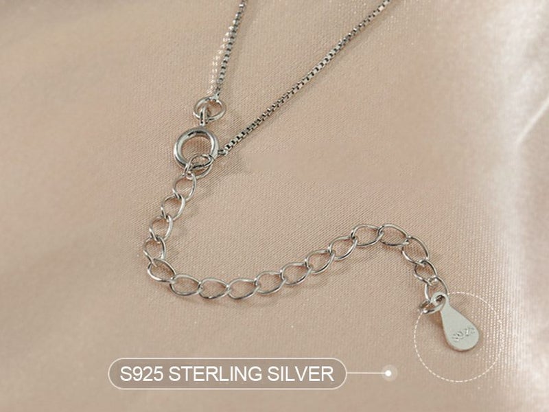 New Elegant Pearl Necklace S925 Sterling Silver Chain on Afterpay Carousel 2