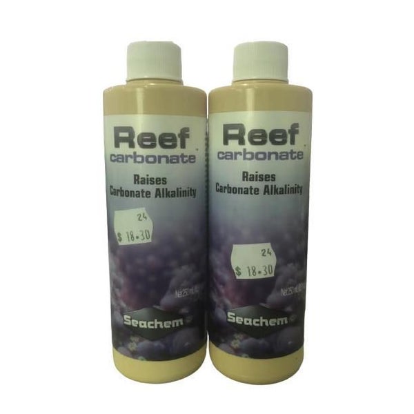 Buy 1 get 1 free! Seachem Reef Carbonate 250ml, Only $ 9.15 each Carousel 1