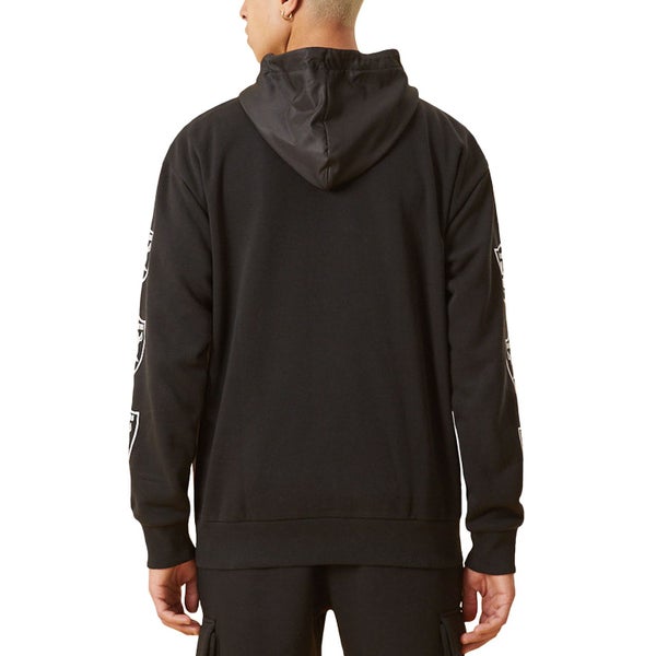New Era Mens Las Vegas Raiders MLB Hoodie Hoodie - Black Carousel 2