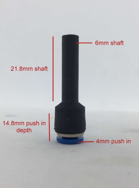 5 Pieces Pneumatic Plug In Reducers 6mm - 4mm Carousel 2