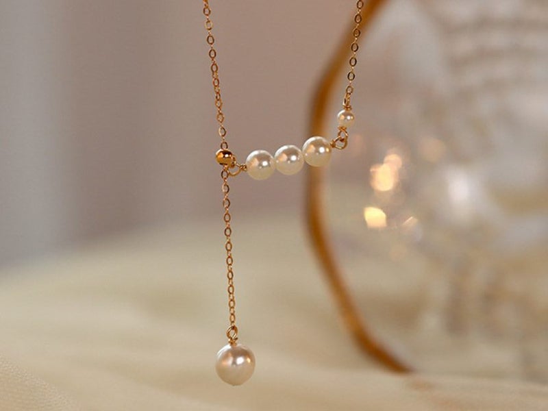 Elegant Sterling Silver Necklace With Shell Pearl for Women Fine Jewelry Carousel 2