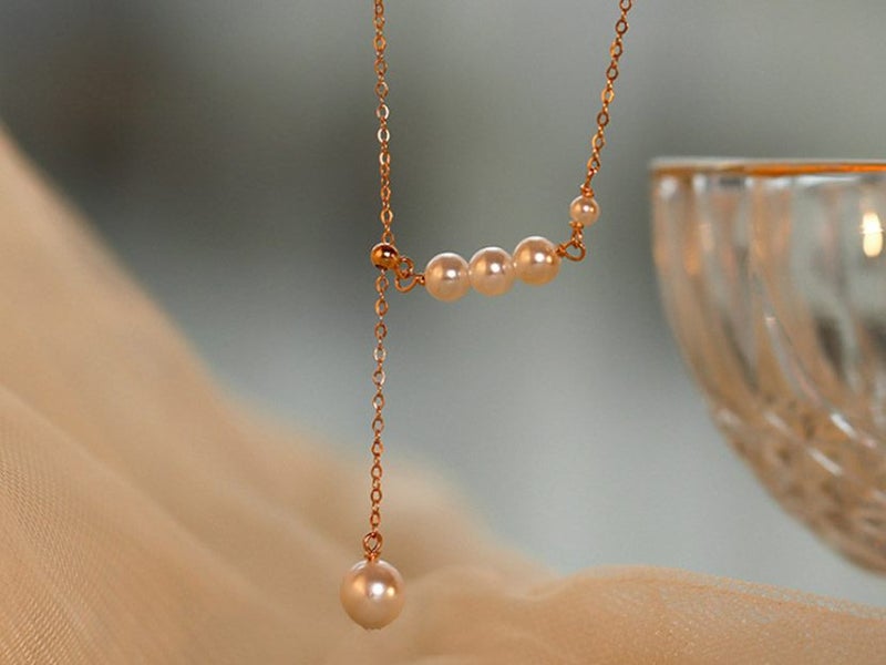 Elegant Sterling Silver Necklace With Shell Pearl for Women Fine Jewelry Carousel 4