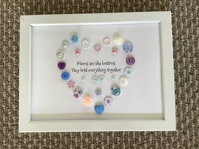 Beautiful handmade framed gift for Mother, Mothers Day, birthday, Christmas Carousel 1