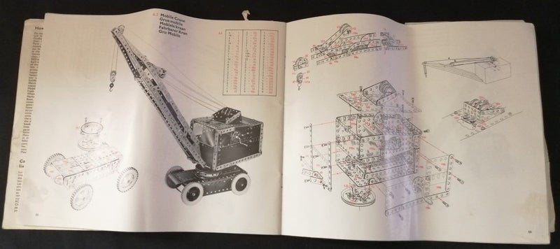VINTAGE MECCANO MANUAL 4/5/6 Carousel 2