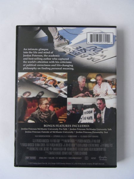 The Rise of Jordan Peterson DVD - As New Carousel 2