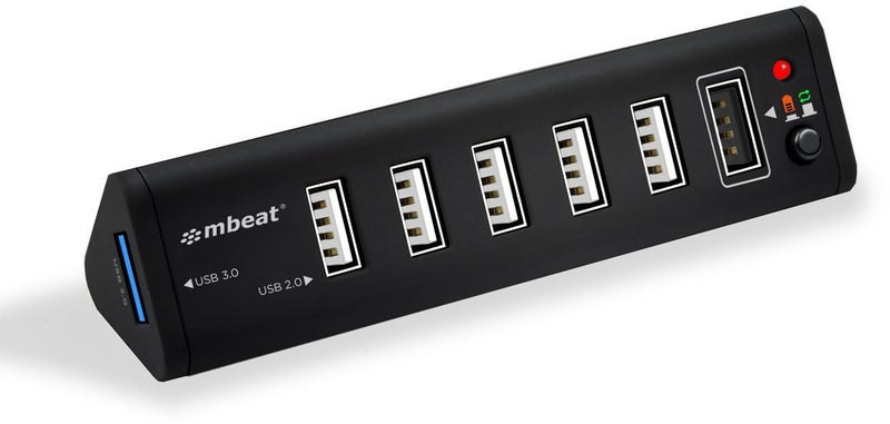 mBeat 7-Port USB Hub with 2.1A Smart Charging Carousel 1