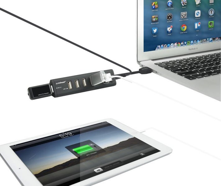 mBeat 7-Port USB Hub with 2.1A Smart Charging Carousel 5