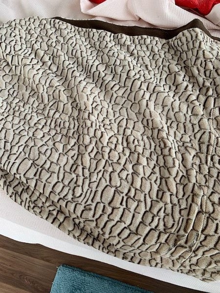 REDUCED PRICE - 2 Throw blankets-Faux Fur Carousel 1